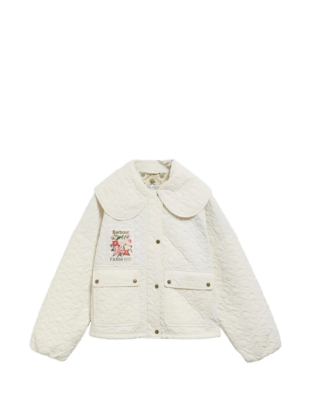 Barbour Barbour FARM Rio Lotus quilted jacket - Toni neutri