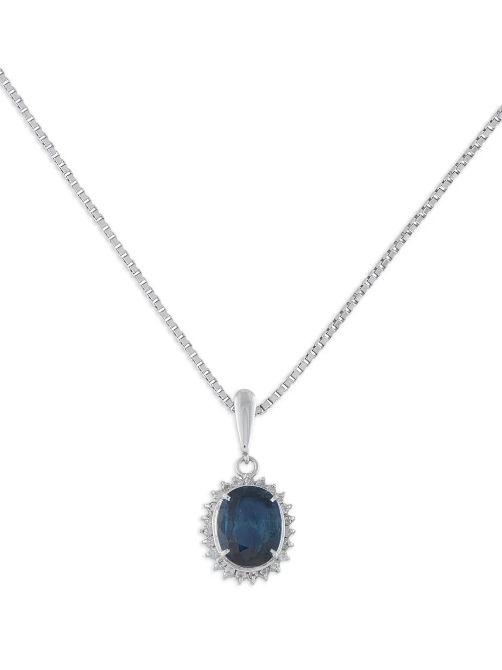 LB Exclusive sapphire and diamond necklace - Silber