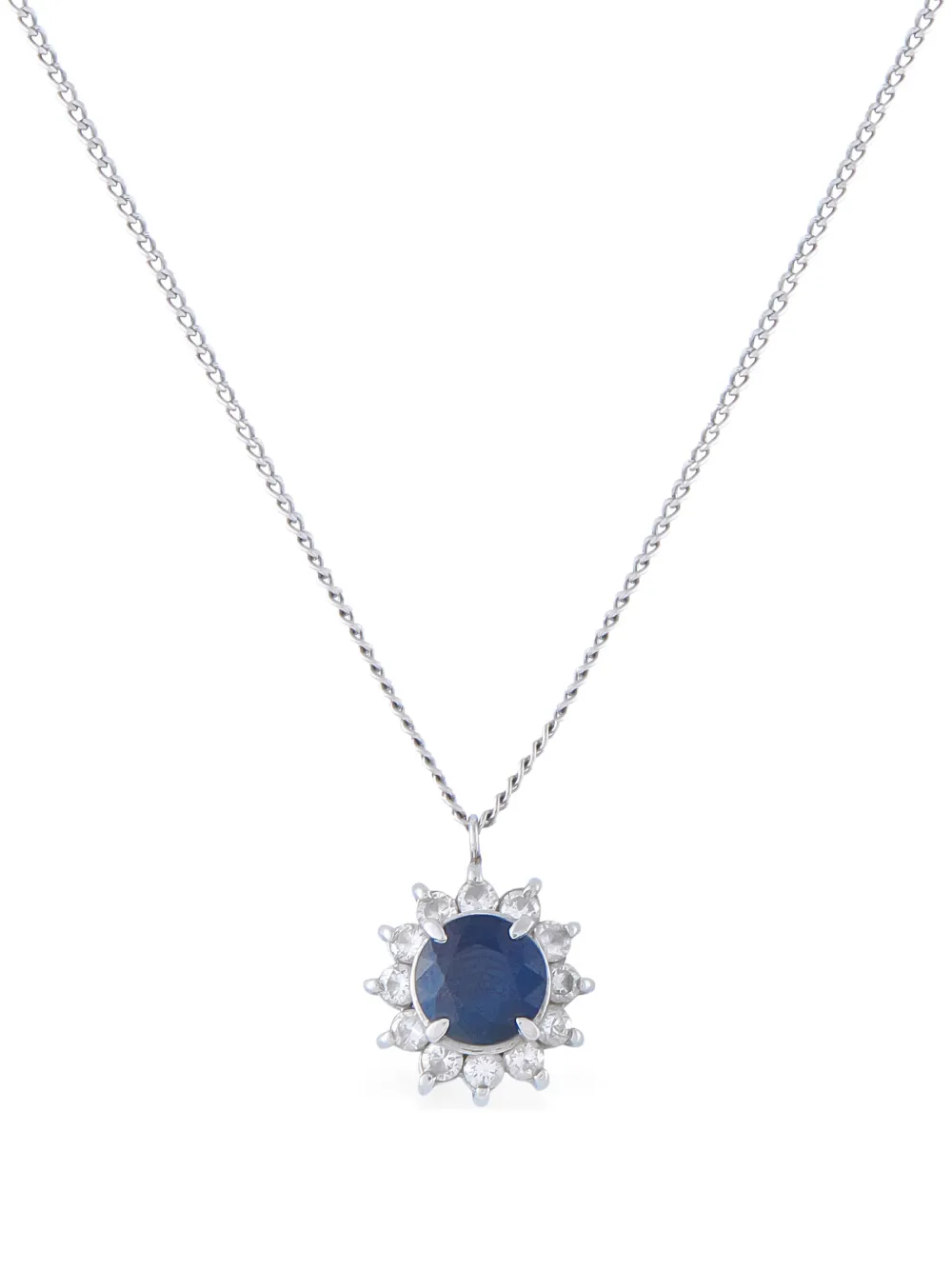 LB Exclusive sapphire and diamond necklace - Argento
