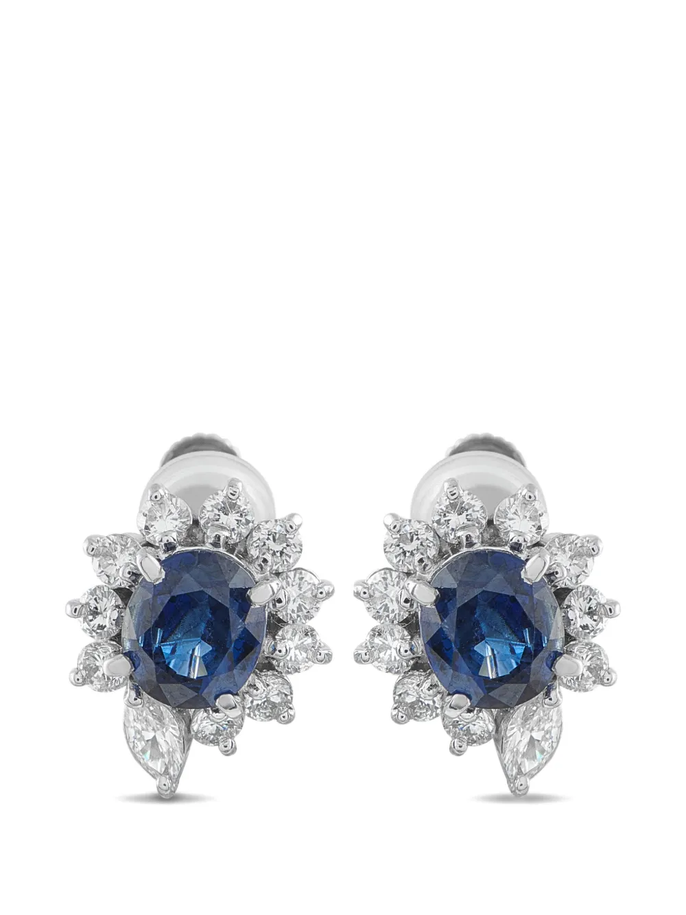 LB Exclusive sapphire and diamond earrings - Argento