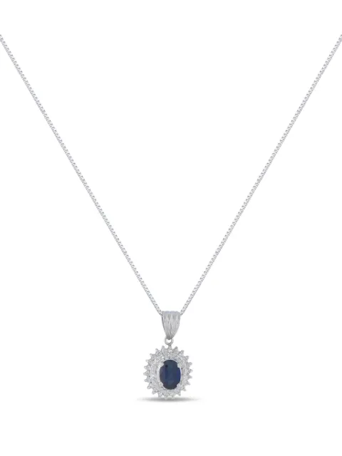 LB Exclusive sapphire and diamond necklace