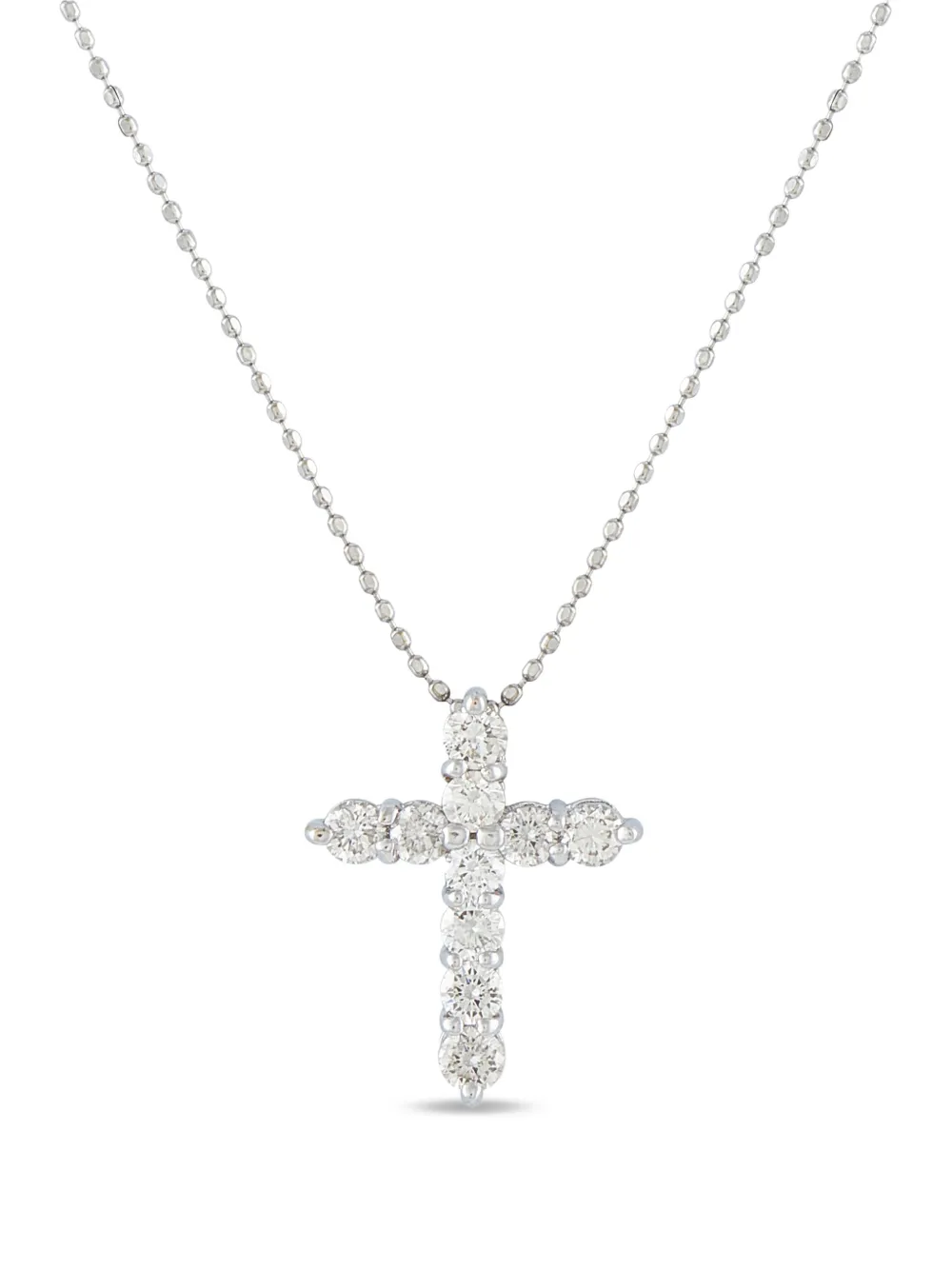 LB Exclusive cross diamond necklace - Argento