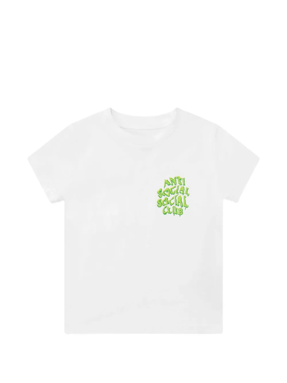 Anti Social Social Club kids Melt Away logo-print T-shirt - Bianco
