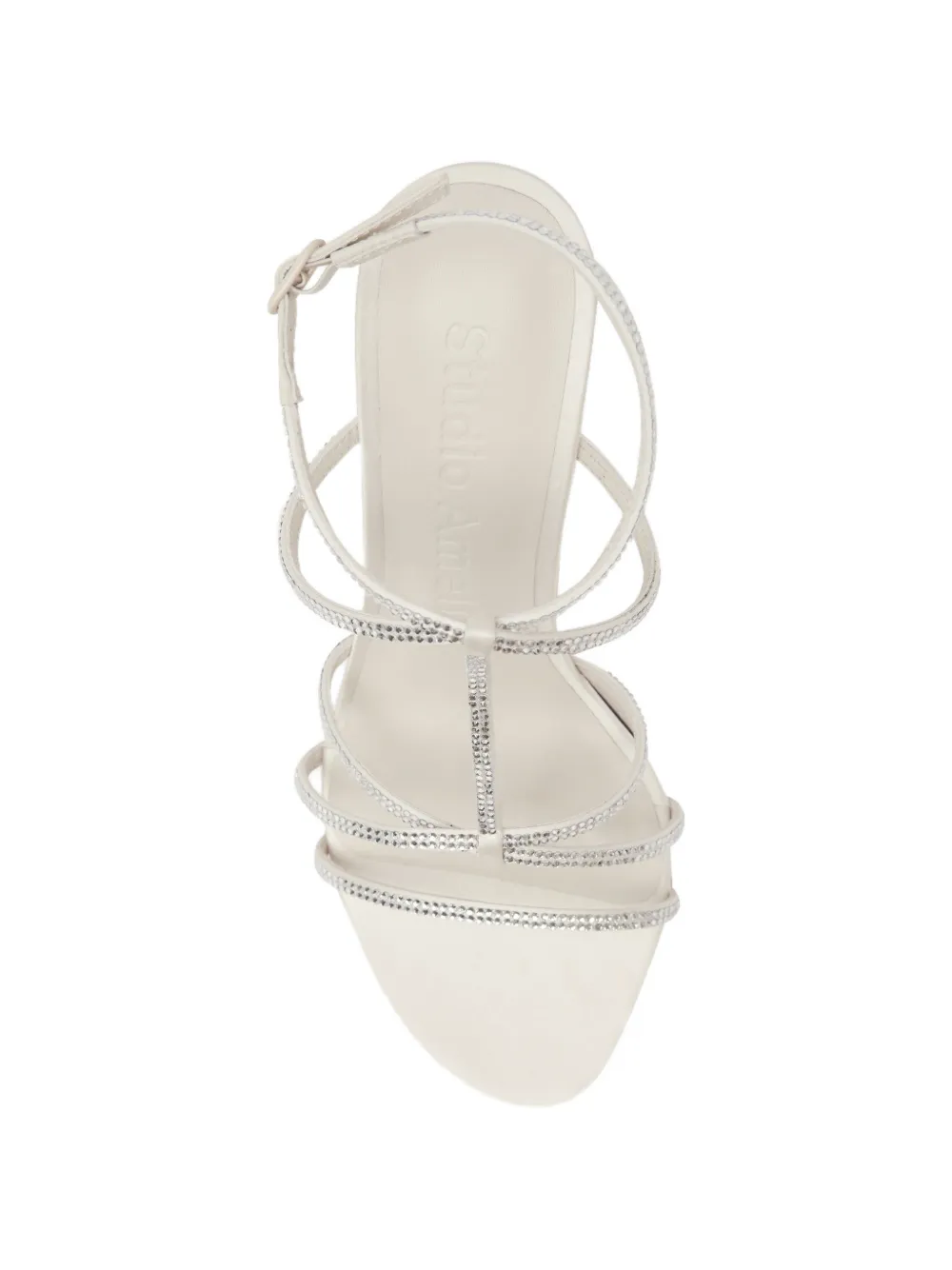 Studio Amelia Minuit sandalen verfraaid met diamant Beige