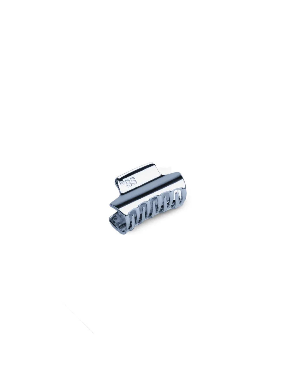 Sister’s Aroma logo-engraved metallic hair clip - Blu