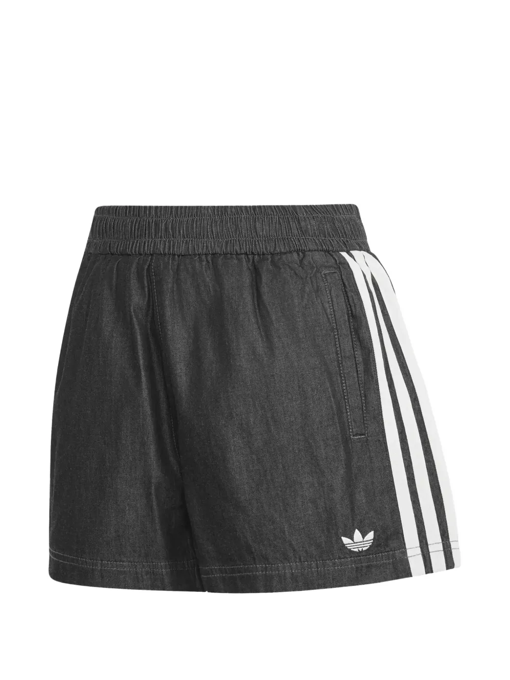 adidas Summer Glow side-stripe shorts - Black