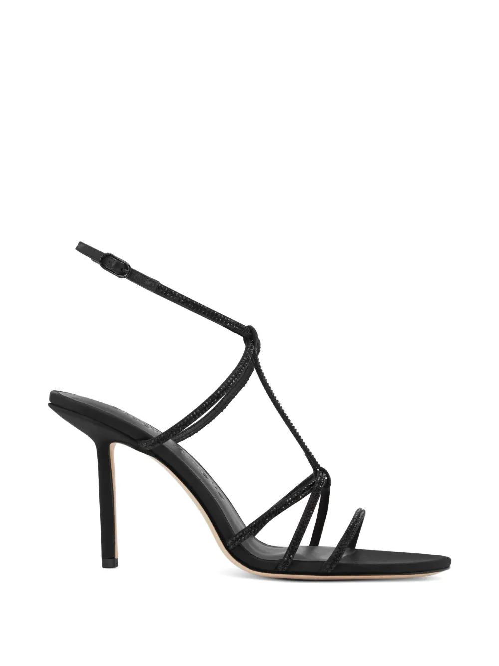 Studio Amelia Minuit sandalen verfraaid met diamant Zwart
