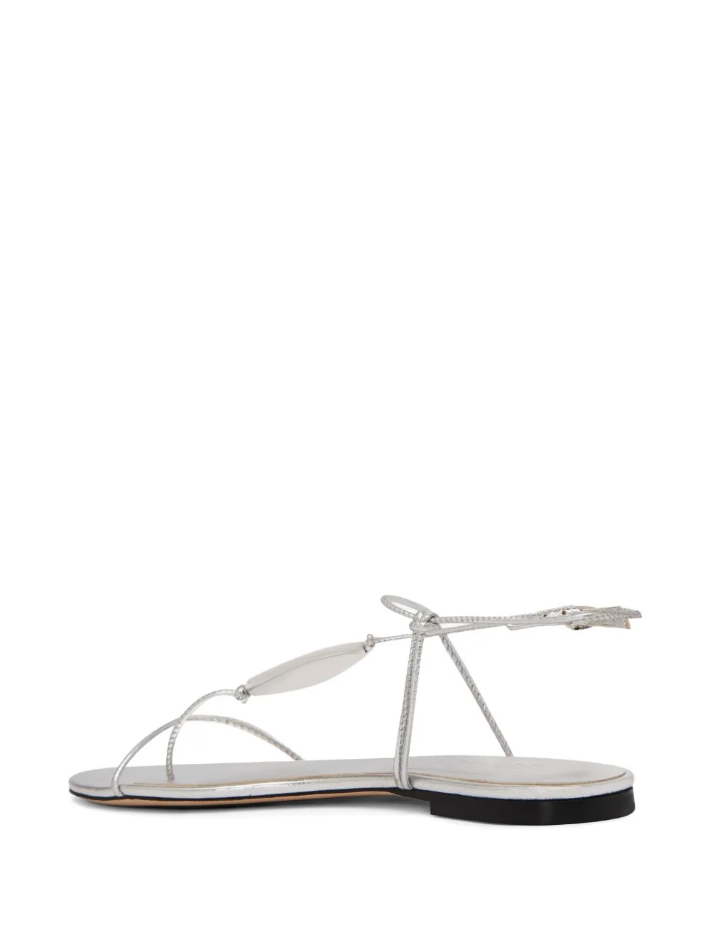 Studio Amelia Pierre sculptural-pebble sandals Zilver