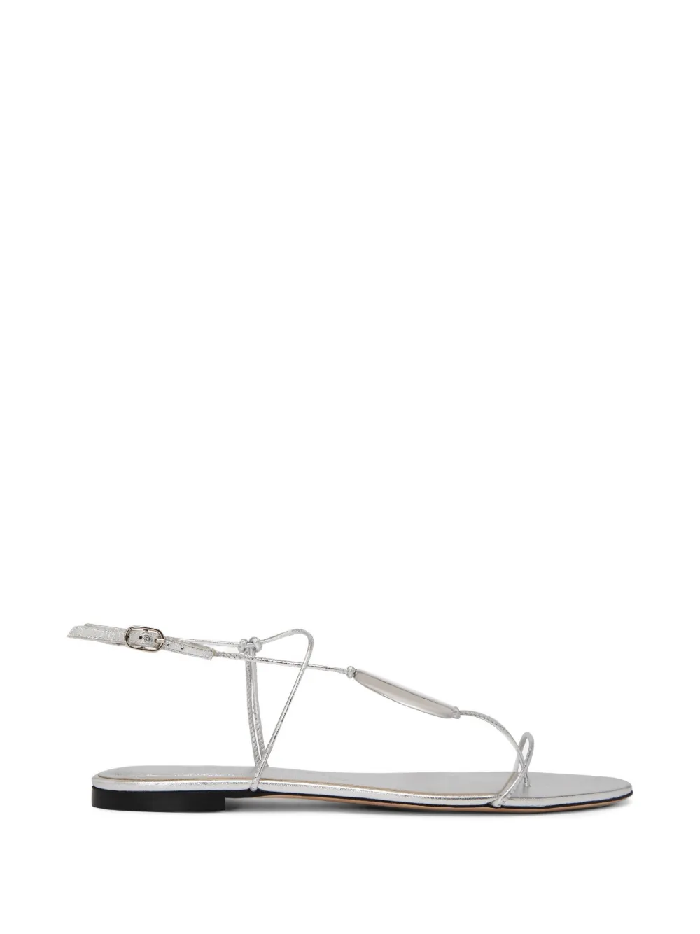 Studio Amelia Pierre sculptural-pebble sandals - Argento