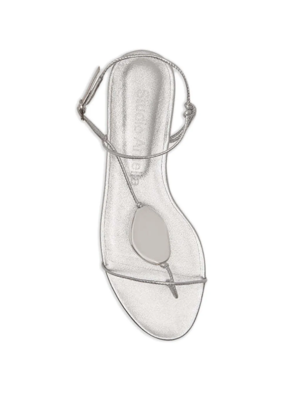 Studio Amelia Pierre sculptural-pebble sandals Zilver