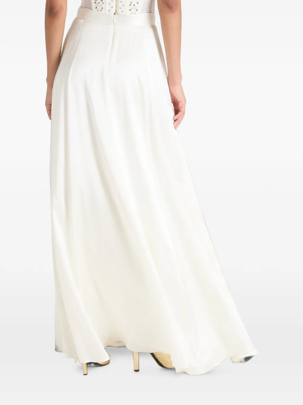 Temperley London Amerie satijnen maxi-rok Wit