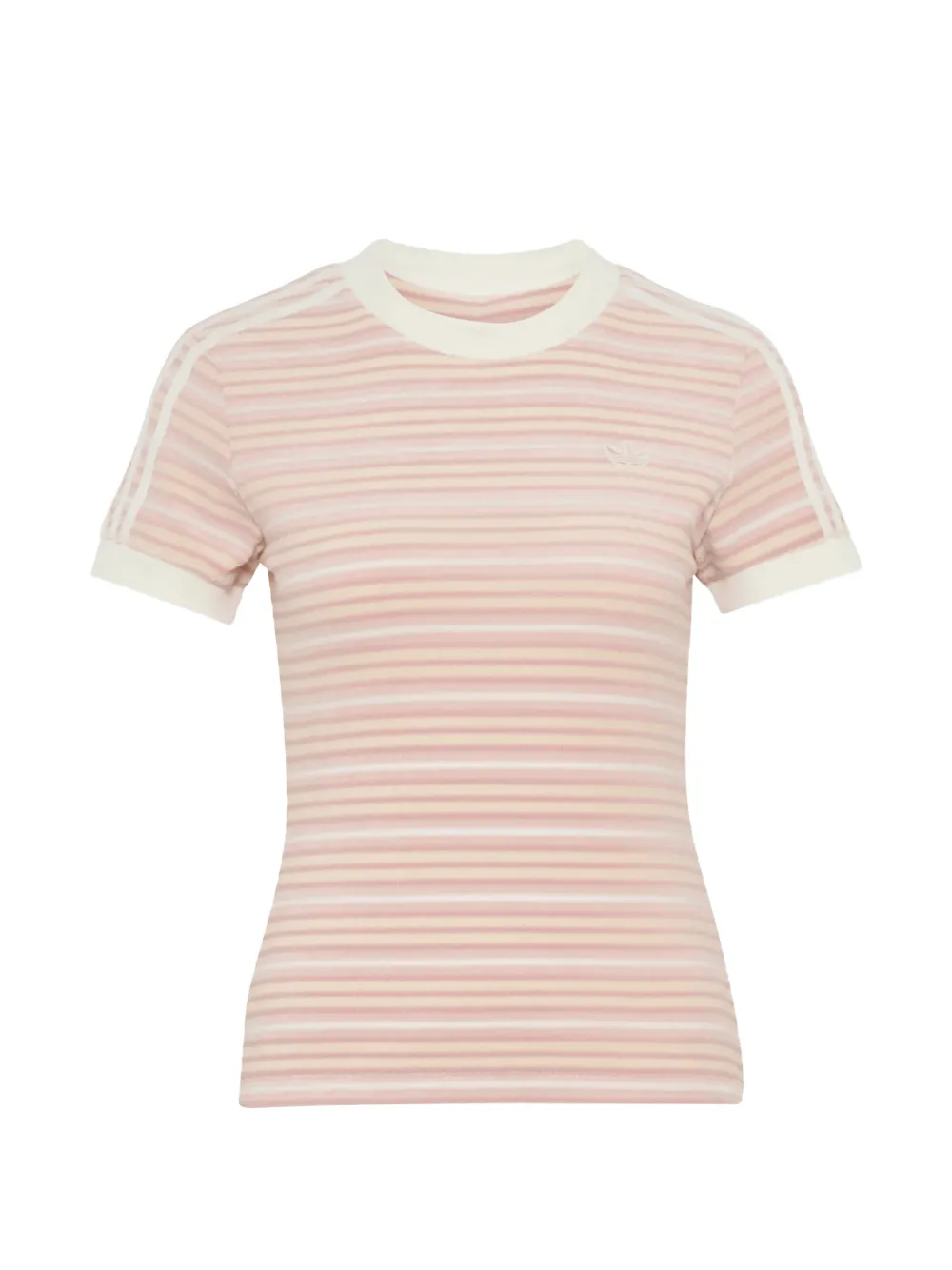 adidas striped T-shirt - Rosa