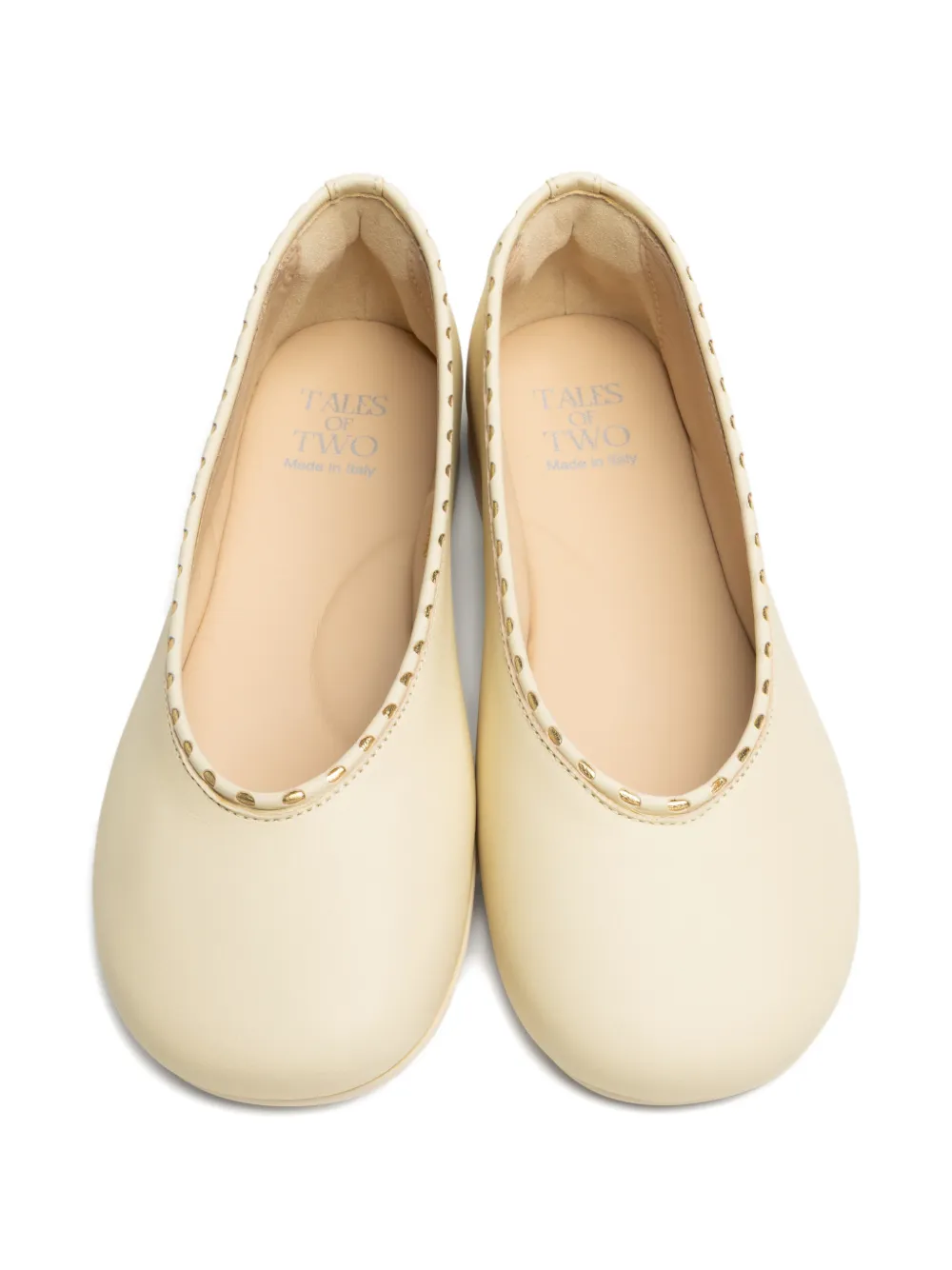 Tales of Two Guli leren ballerina's Beige