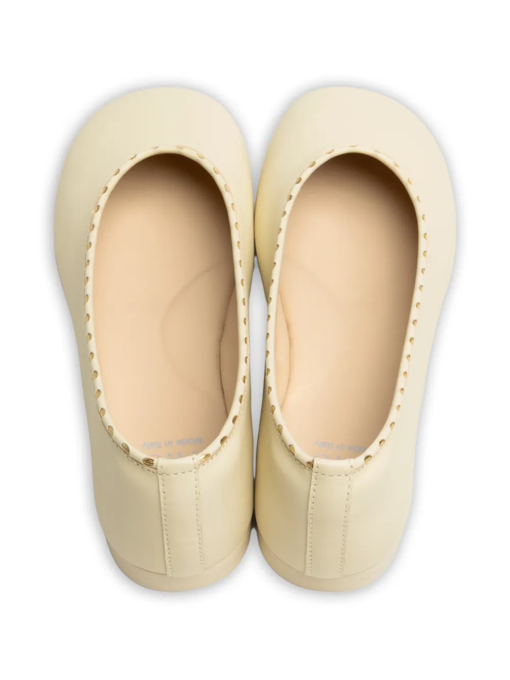 Tales of Two Guli leren ballerina's Beige