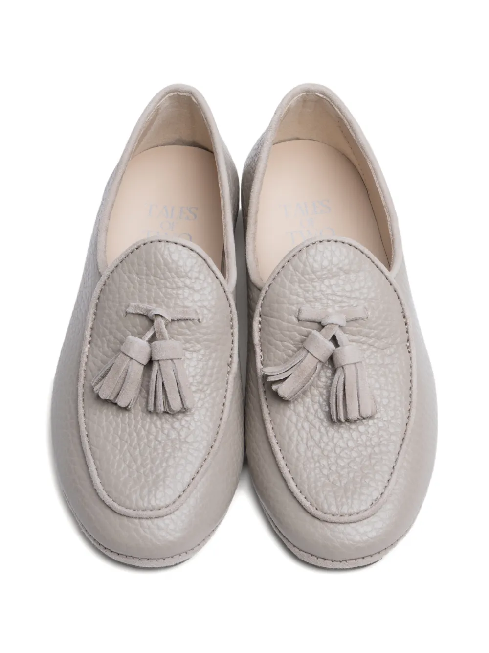 Tales of Two Zayan loafers met kwastje Grijs