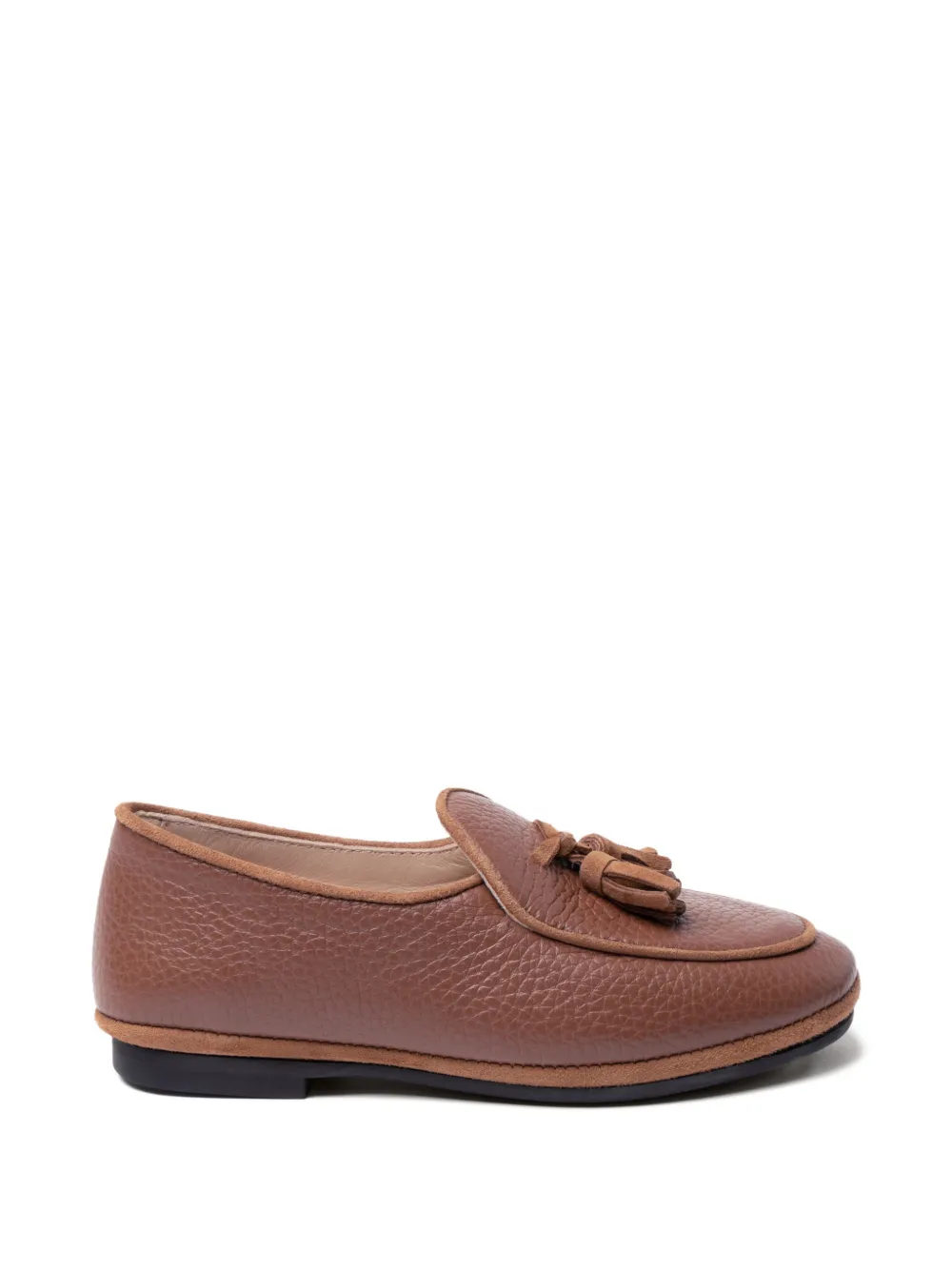 Tales of Two Zayan tassel-detail leather loafers - Brown