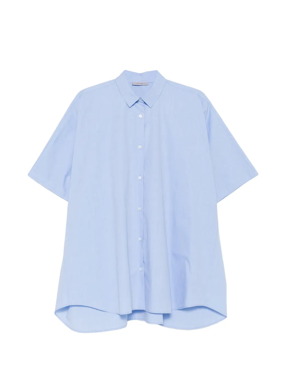 Dušan Short-sleeve Button-down Shirt In Blue