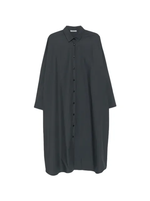 Dusan long-sleeve button-down midi dress