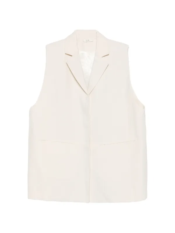 Co Sleeveless Gilet in Neutrals