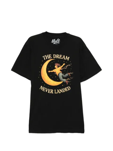 Melt graphic-print crew-neck T-shirt