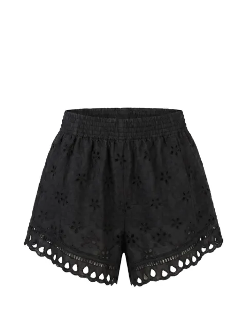 Ermanno Scervino shorts con bordado inglés