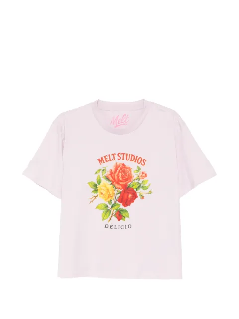Melt floral-print T-shirt