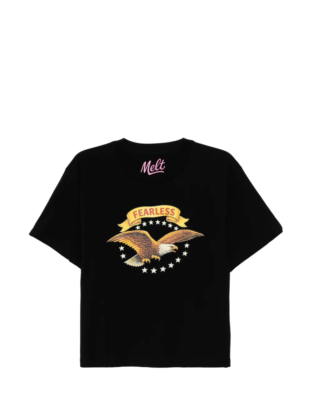 Melt eagle-print T-shirt - Nero