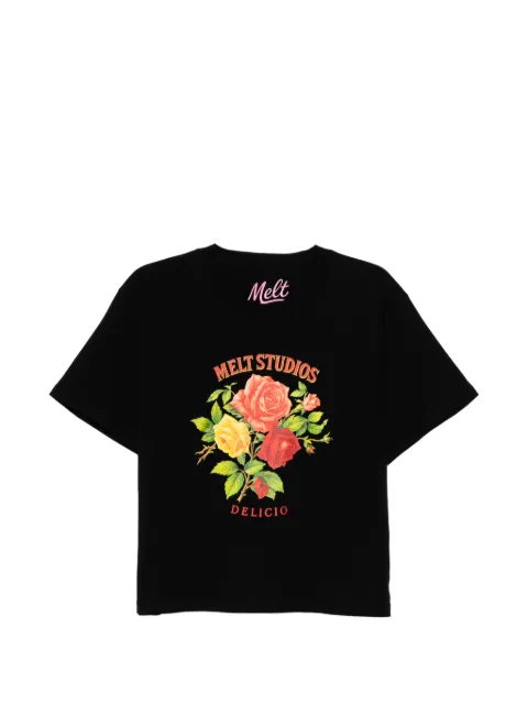 Melt floral-print T-shirt