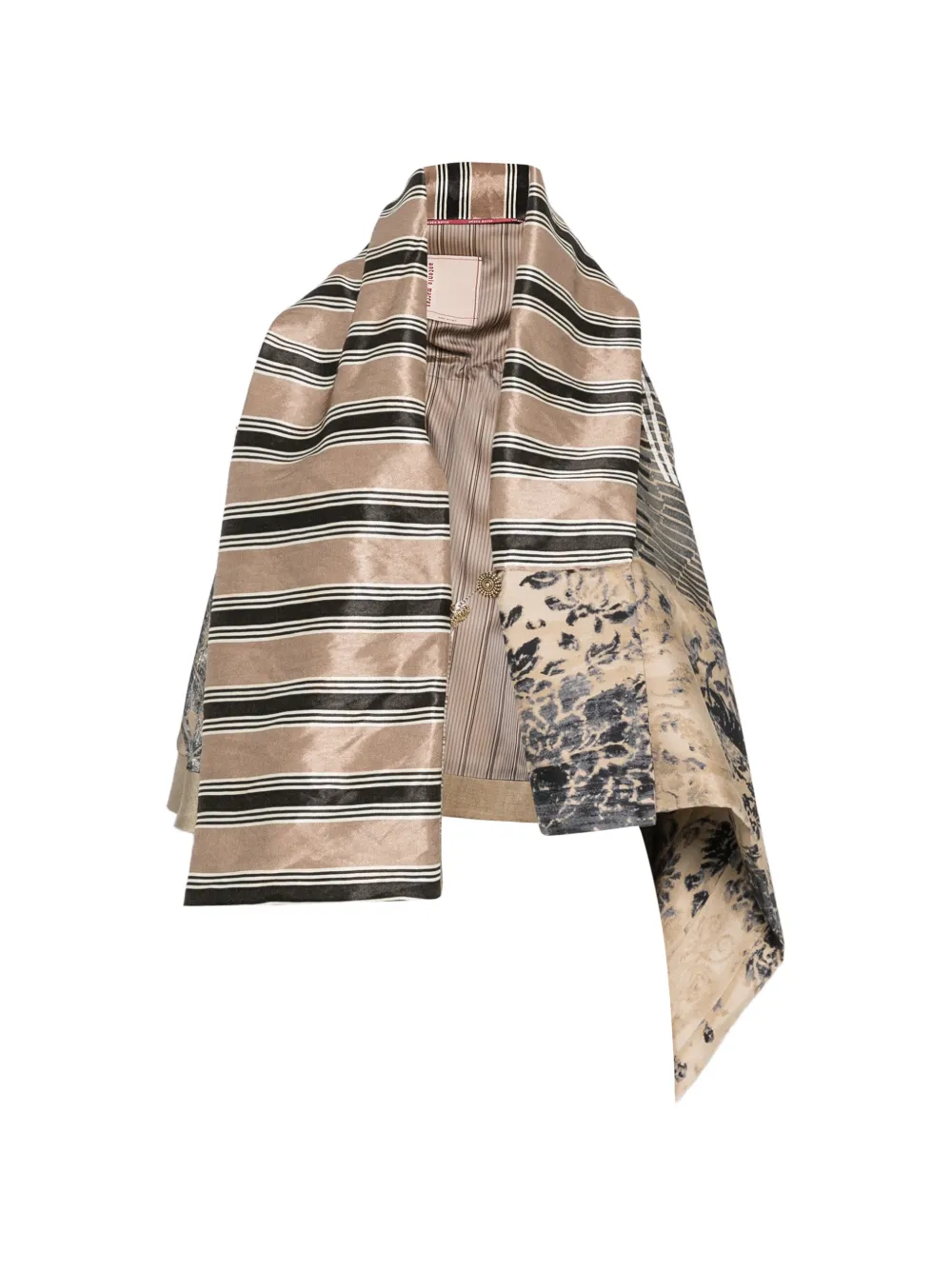 Antonio Marras striped floral-print gilet - Toni neutri
