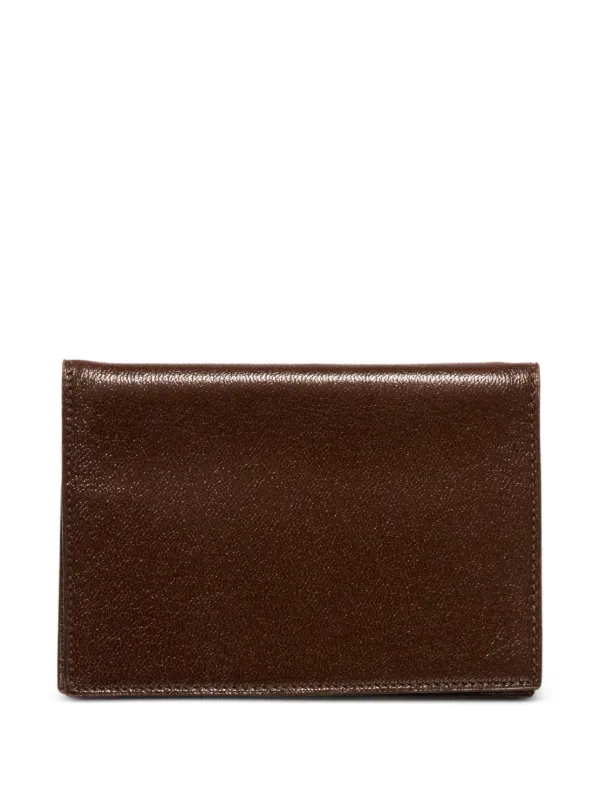 Hermès Pre-owned 2000s Leather Notebook Cover in Brown