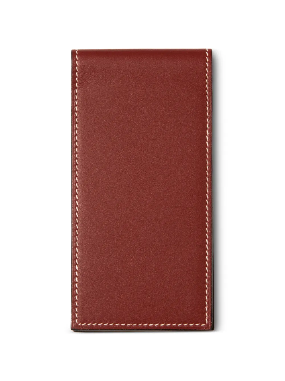 Hermès Pre-Owned 2000s topstitch note case - Marrone
