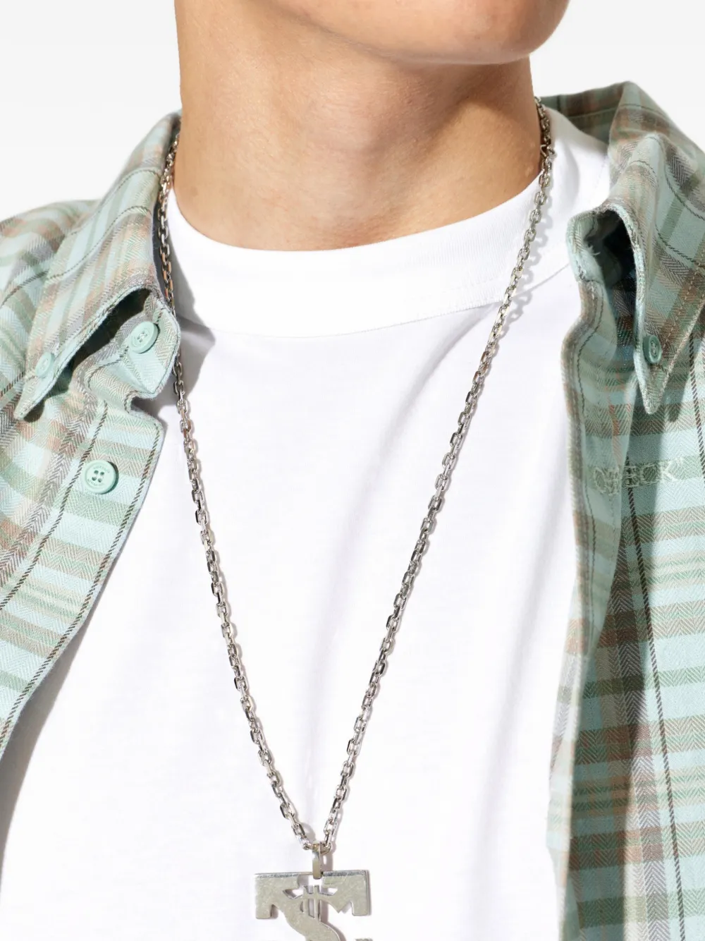 Off-White Arrows Pendant Necklace | Silver | FARFETCH