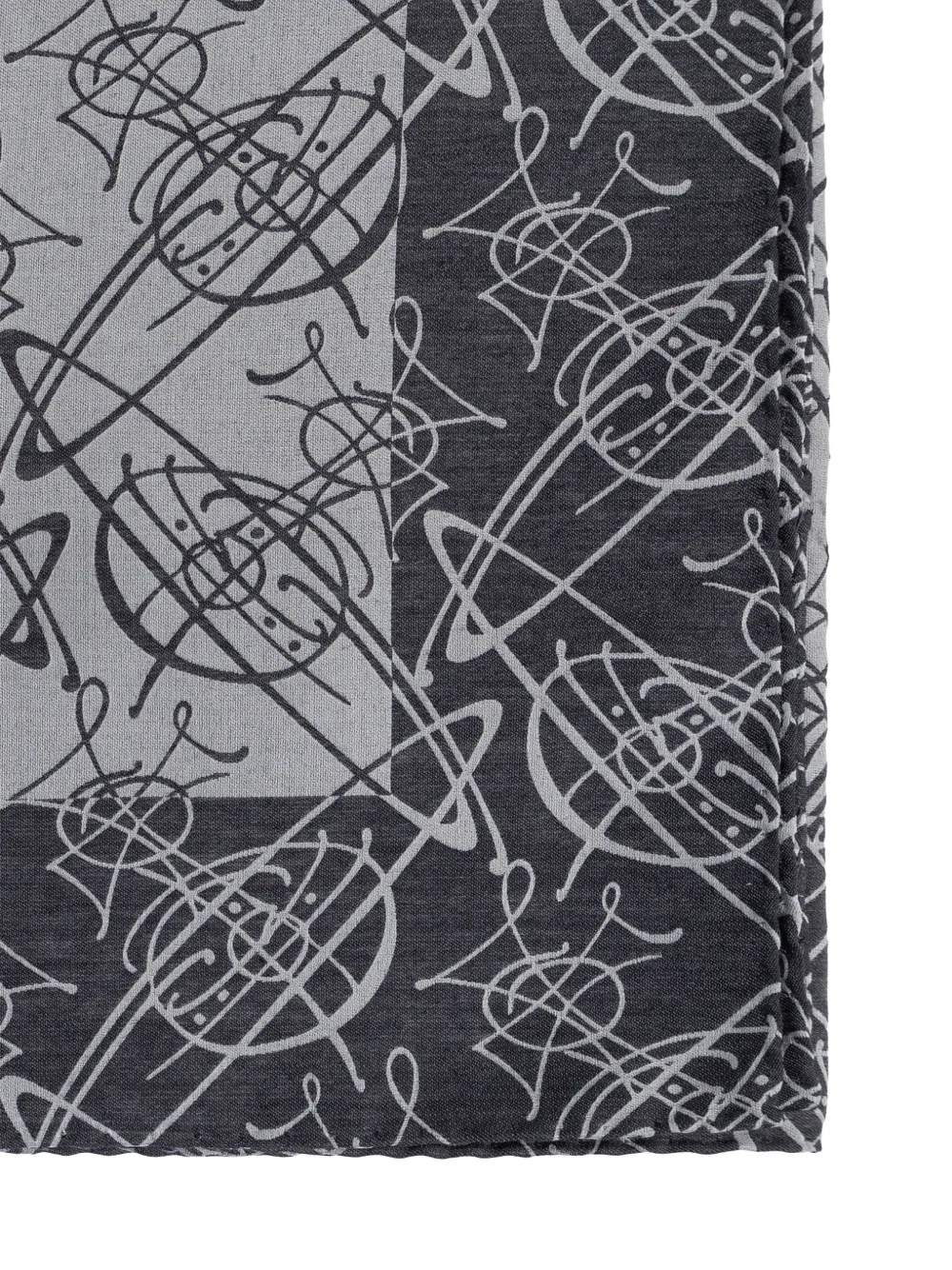 Vivienne Westwood Orb sjaal met monogram Grijs