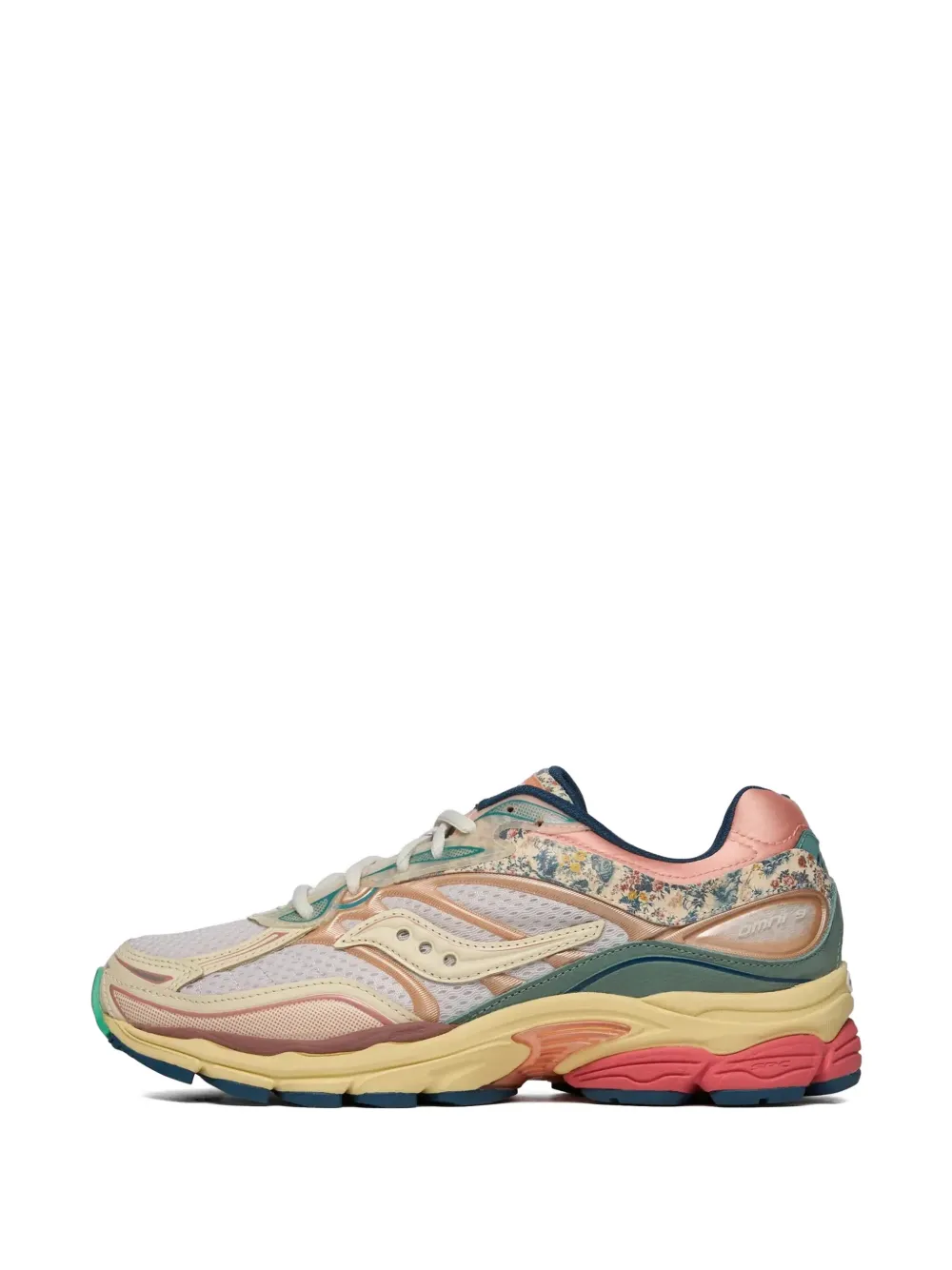 Saucony ProGrid Omni 9 floral-print sneakers - Nude