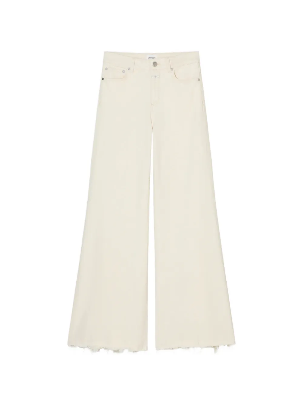 Closed frayed-hem flared denim jeans - Toni neutri