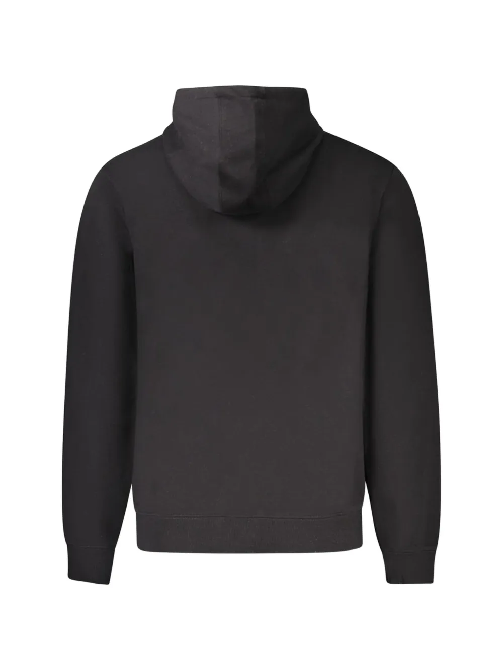 GUESS USA logo-embroidered drawstring hoodie Zwart