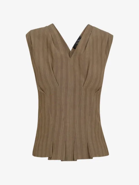 Cortana Ida pinstripe-pattern blouse