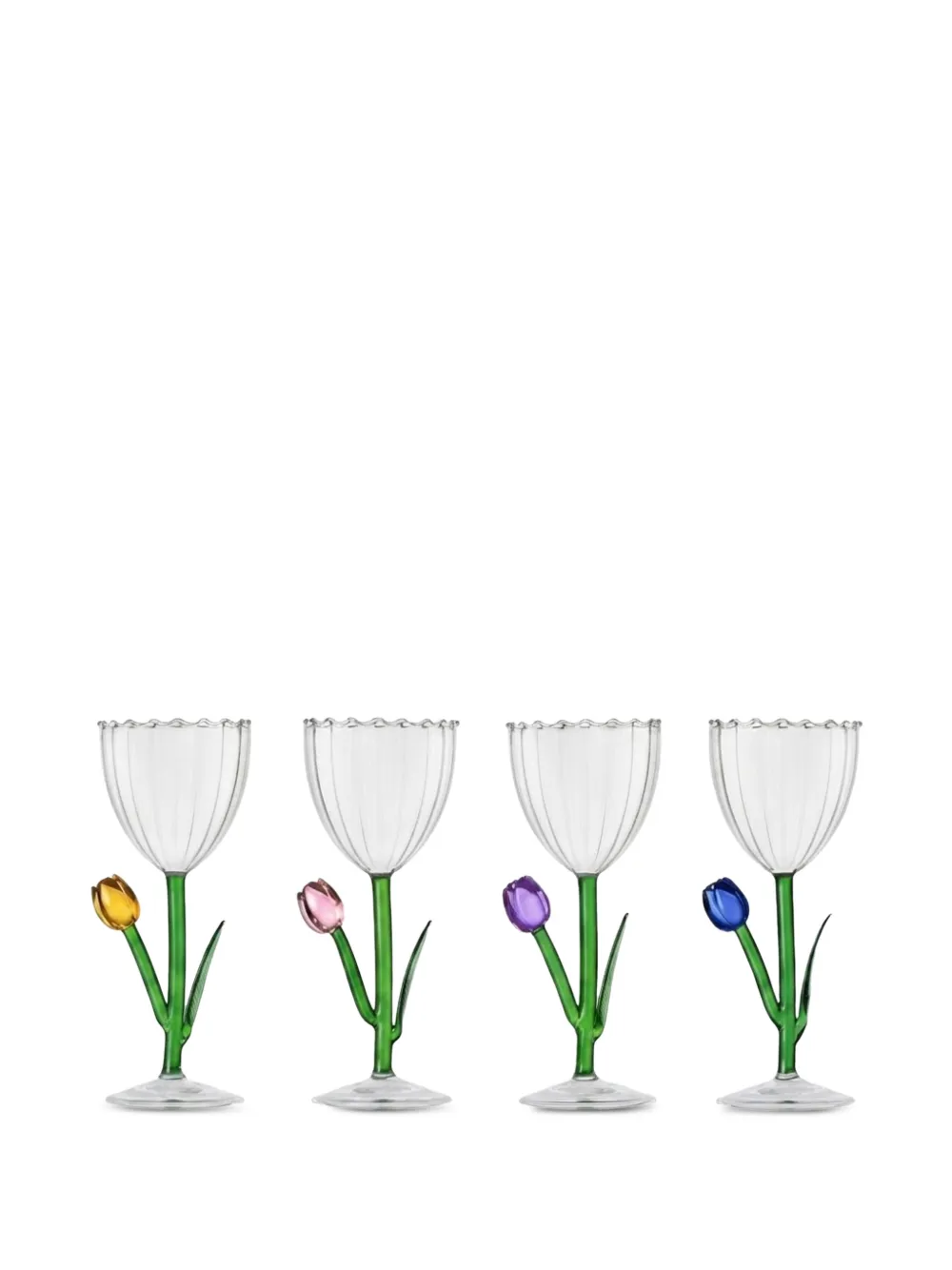 Ichendorf Milano Botanica Tulip wine glasses (set of four) - Verde
