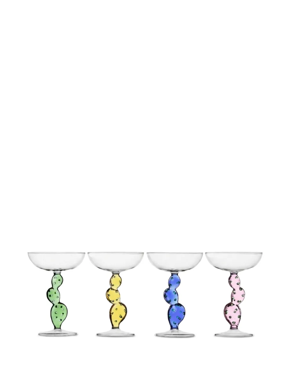 Ichendorf Milano Desert Plants glass champagne coupe (set of four) - Multicolore