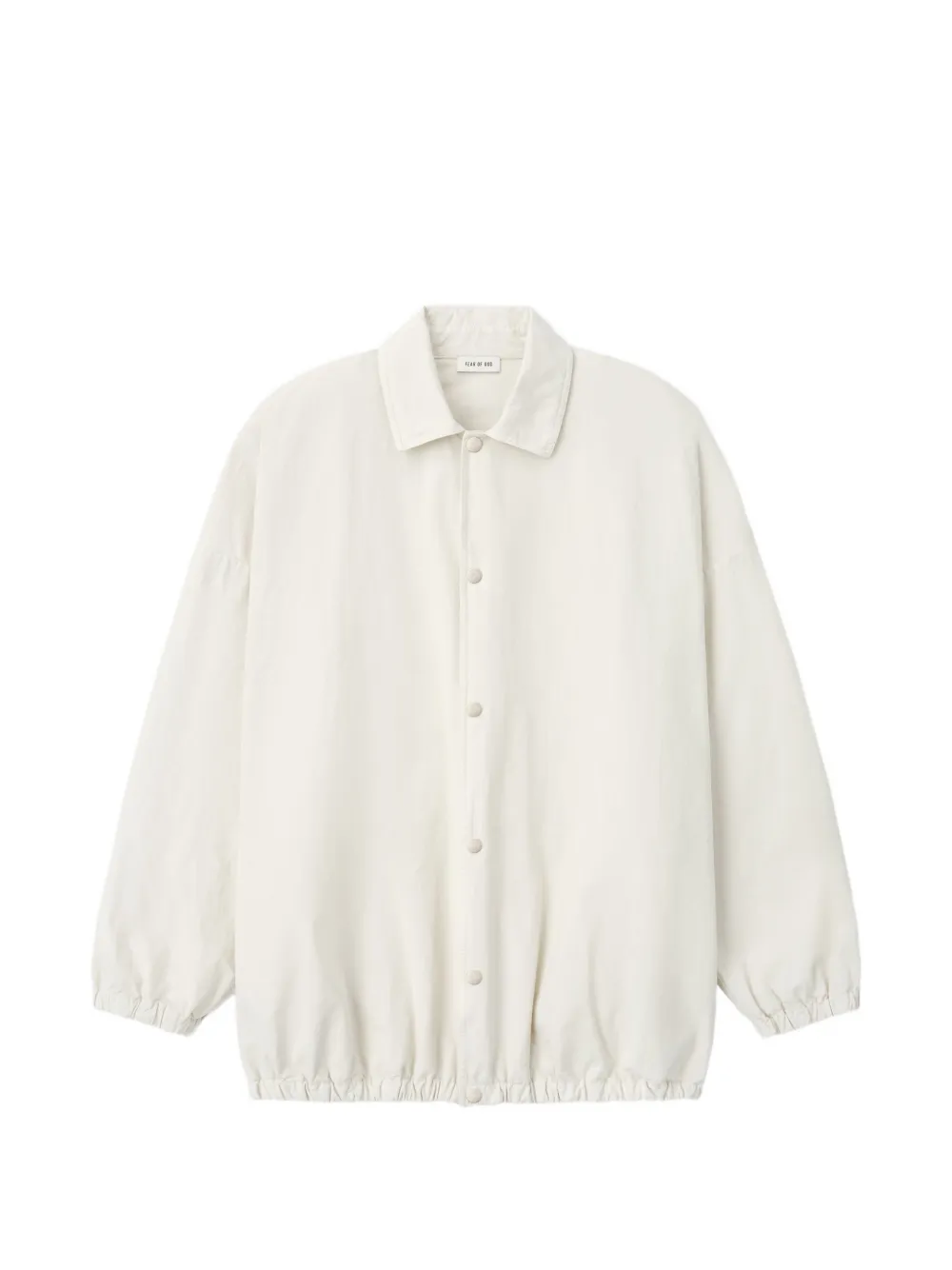 Fear Of God garment-dyed cotton-poplin jacket - Weiß