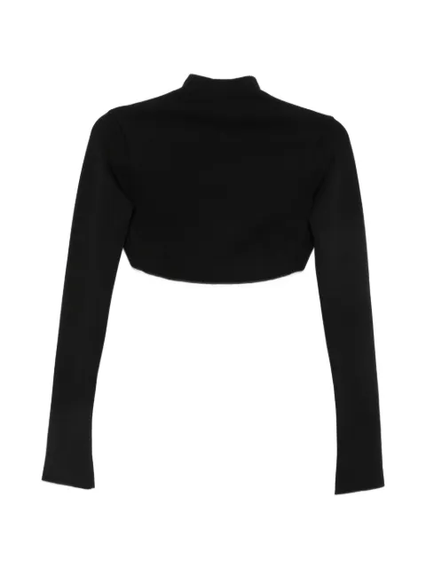 Mugler cut-out cropped top