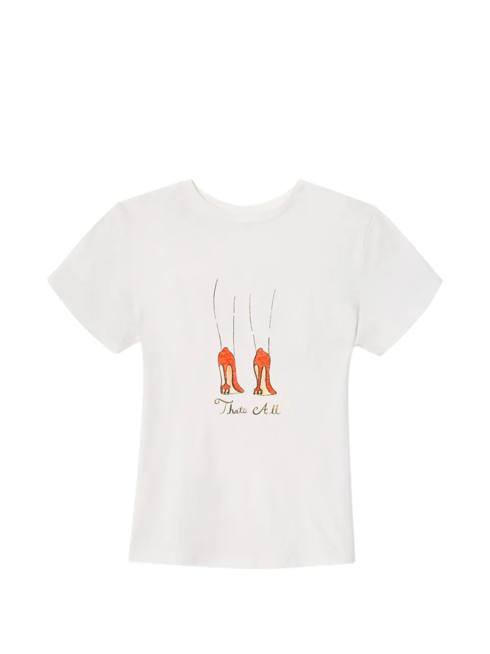 RE/DONE 90s Baby Tee T-shirt - Bianco