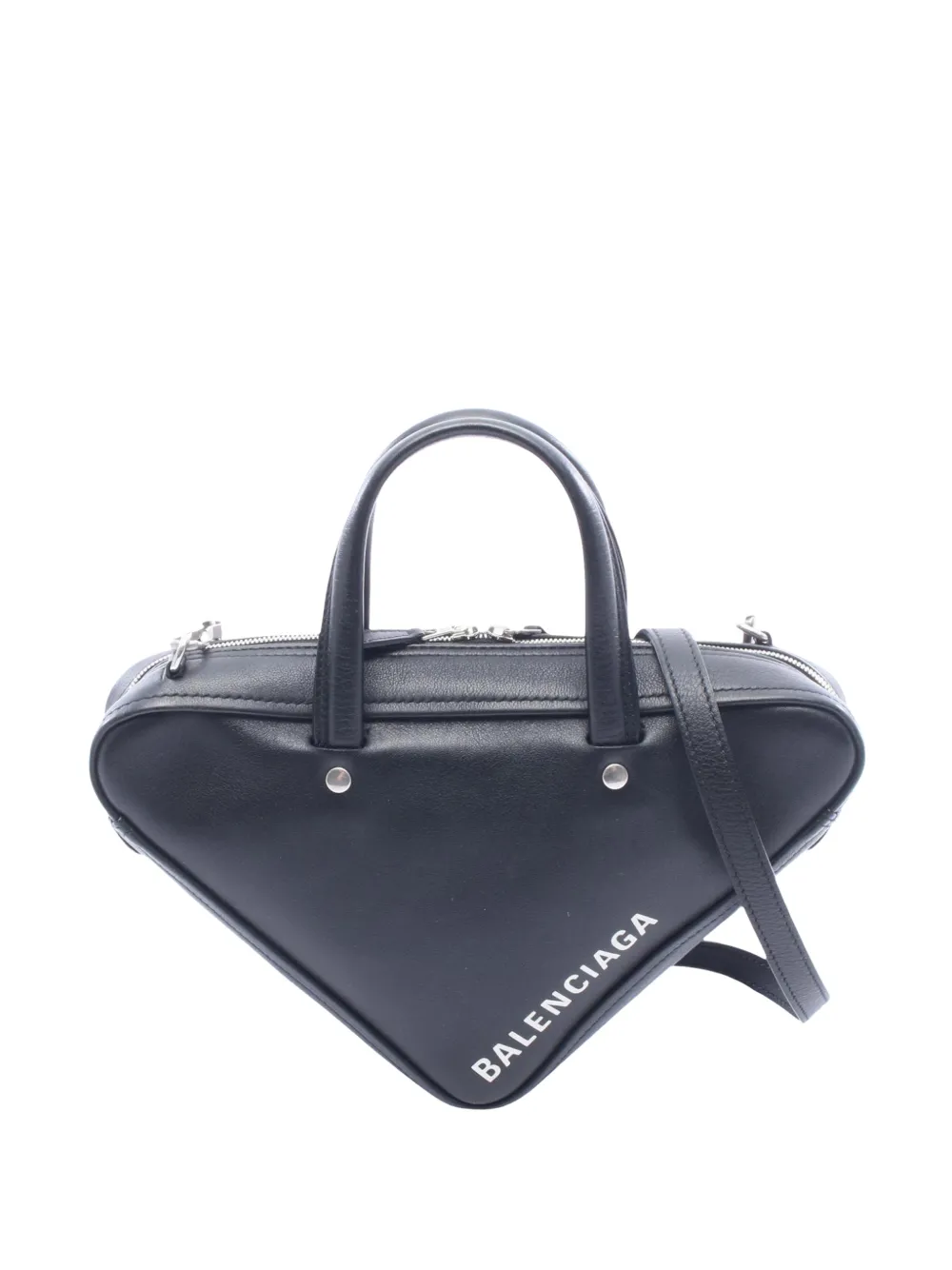 Balenciaga Pre-Owned Borsa a tracolla S Triangle 2010-2026 - Nero