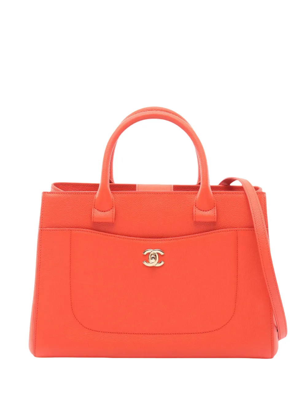 CHANEL Pre-Owned 2016-2017 Mini Neo Executive Tote satchel - Arancione