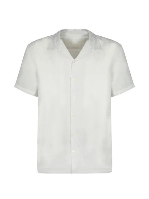 120% Lino short-sleeve camp-collar shirt