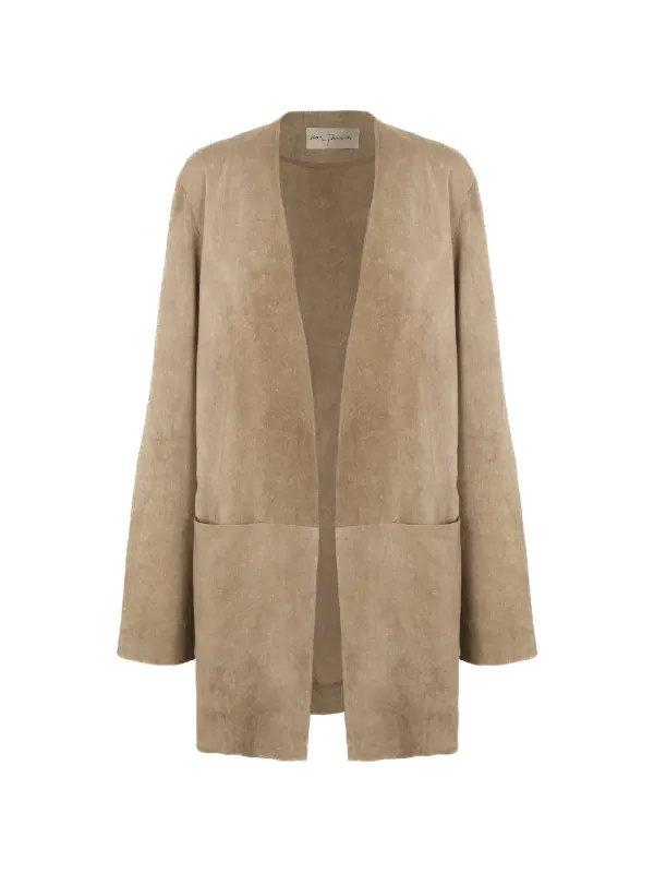 Cortana Cassian Patch-pocket Jacket in Neutrals