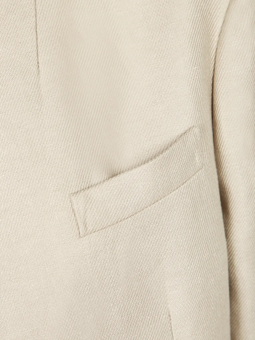 Brunello Cucinelli Blazer met sjaalrevers Beige