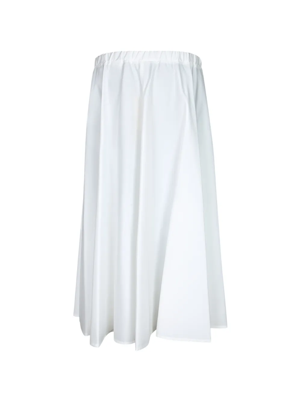 Blanca Vita Rok met elastische tailleband en opgestikte zak Wit