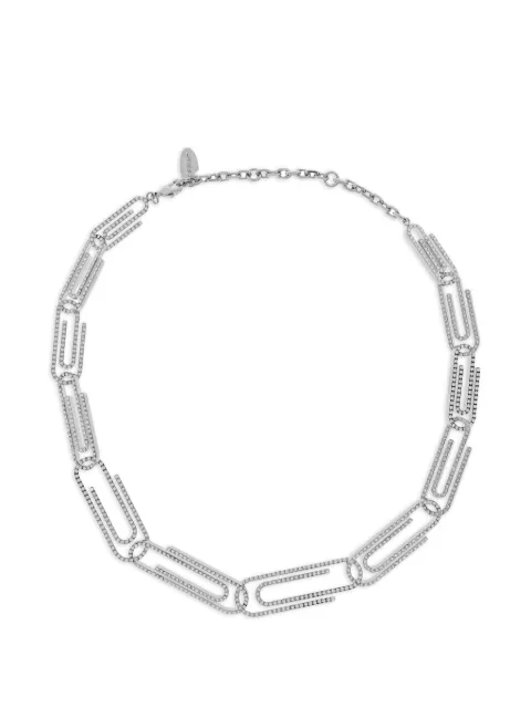 Off-White crystal-embellished necklace