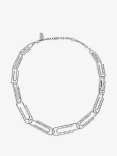 Off-White crystal-embellished necklace